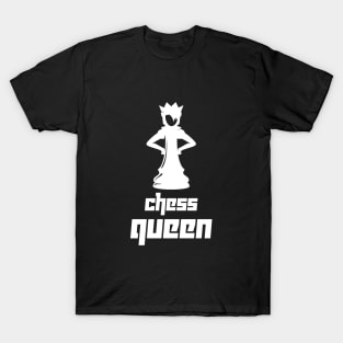 Queen chess piece chess set T-Shirt